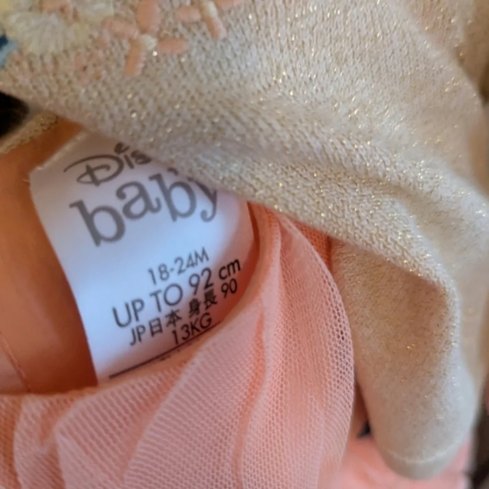 DISNEY SET Thumper Bunny Dress And Cardigan NWT